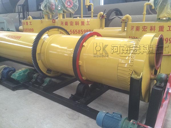  山東的客戶，您采購(gòu)的0.8x6m雞糞烘干機(jī)已發(fā)出