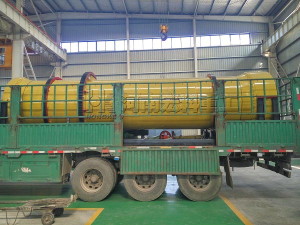 黑龍江綏化的客戶，您采購(gòu)的雞糞烘干機(jī)已發(fā)出，請(qǐng)查收